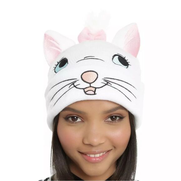 DISNEY Aristocats Marie Cat Face Knit Beanie - Picture 2 of 8